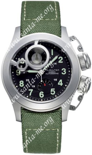 Hamilton Khaki Navy Frogman Auto Chrono Mens Wristwatch H77746933