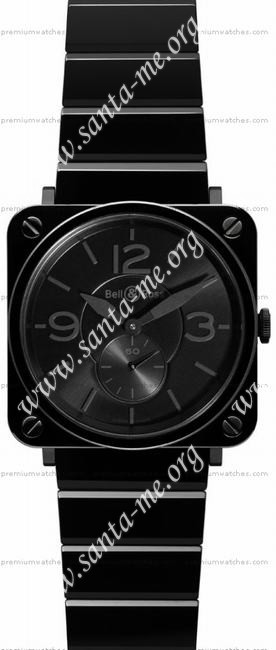 Bell & Ross BR S Quartz Phantom Unisex Wristwatch BRS-BLC-PH/SCE