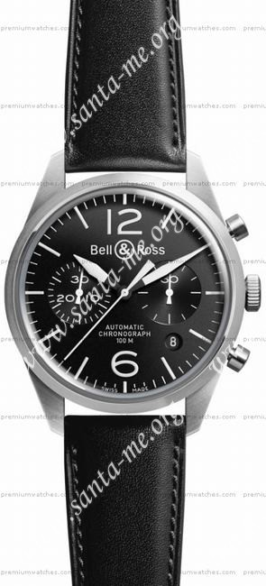 Bell & Ross BR 126 Original Mens Wristwatch BRV126-BL-ST/SCA