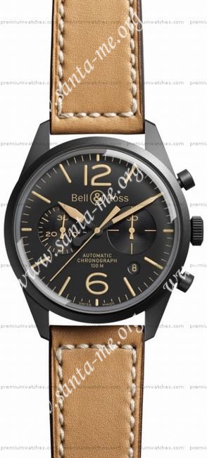 Bell & Ross BR 126 Heritage Mens Wristwatch BRV126-HERITAGE