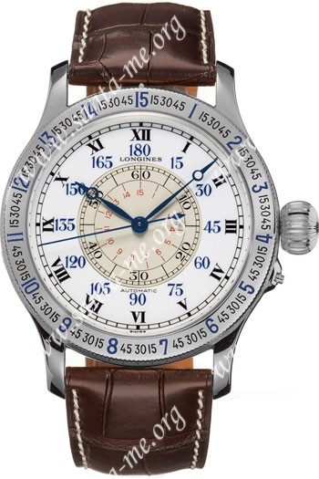 Longines Heritage Lindbergh Hour Angle Mens Wristwatch L2.678.4.11.2