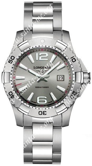 Longines Hydro Conquest Quartz Mens Wristwatch L3.647.4.76.6