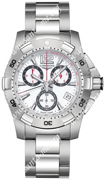 Longines Hydro Conquest Quartz Mens Wristwatch L3.650.4.16.6