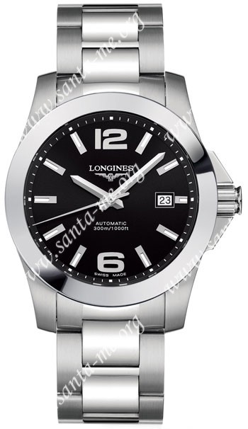 Longines Conquest Mens Wristwatch L3.658.4.56.6