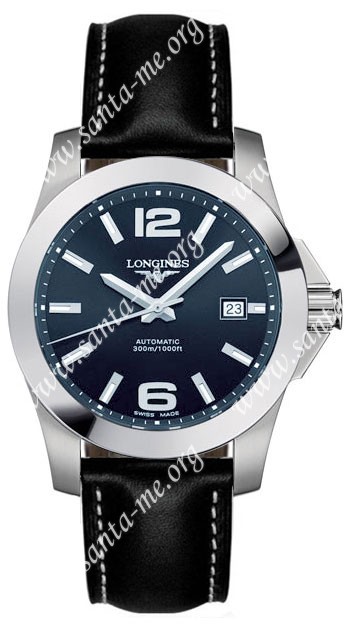 Longines Conquest Mens Wristwatch L3.658.4.96.0