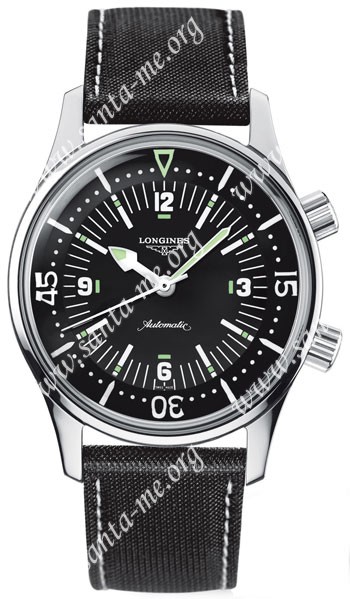 Longines Legend Diver Automatic Mens Wristwatch L3.674.4.56.0