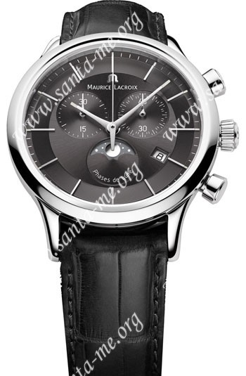 Maurice Lacroix Les Classiques Phase de Lune Chronograph Mens Wristwatch LC1148-SS001-331
