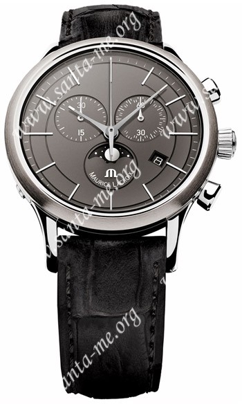 Maurice Lacroix Les Classiques Phase de Lune Chronograph Mens Wristwatch LC1148-SS001-830