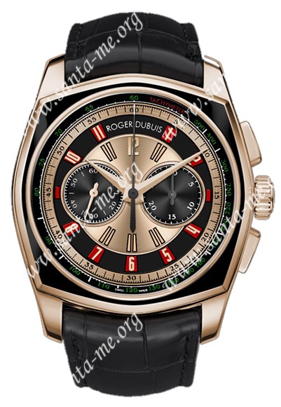 Roger Dubuis La Monegasque Chronograph Big Number Men Wristwatch MG44-680-59-00/0IR01/B