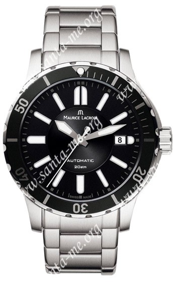 Maurice Lacroix Miros Round Diver Mens Wristwatch MI6028-SS042-330
