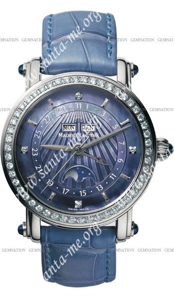 Maurice Lacroix Masterpiece Phase De Lune Ladies Wristwatch MP6066-SD501-37E
