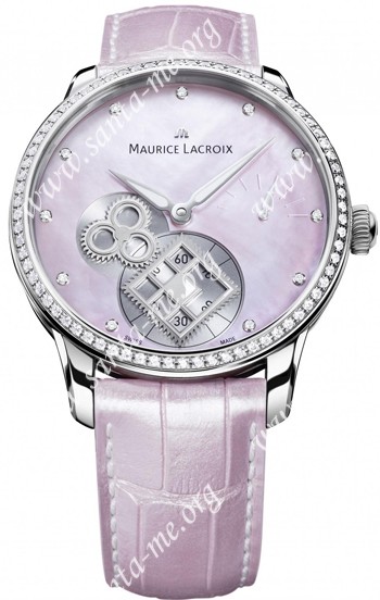 Maurice Lacroix Masterpiece Roue Carree Seconde Ladies Wristwatch MP7158-SD501-570