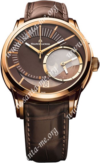 Maurice Lacroix Pontos Decentrique GMT Mens Wristwatch PT6118-PG101-731