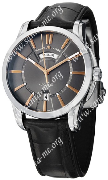 Maurice Lacroix Pontos Day Date Mens Wristwatch PT6158-SS001-03E