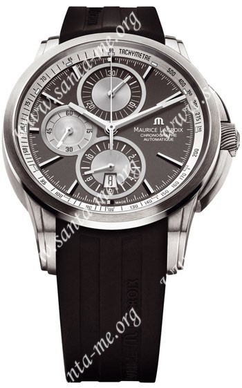 Maurice Lacroix Pontos Chronograph Titanium Mens Wristwatch PT6188-TT031-830