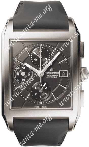 Maurice Lacroix Pontos Rectangulaire Chronograph Mens Wristwatch PT6197-TT003-331