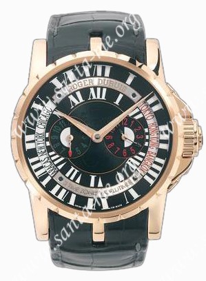Roger Dubuis Excalibur Triple Time Zone Mens Wristwatch RDDBEX0202