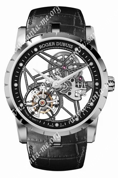 Roger Dubuis Excalibur 42 Skeleton Flying Tourbillon Mens Wristwatch RDDBEX0393