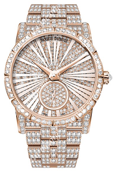 Roger Dubuis Excalibur 36 Automatic High Jewellery Rose Gold Ladies Wristwatch RDDBEX0416