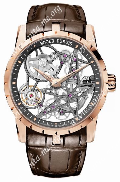 Roger Dubuis Excalibur 42 Automatic Skeleton Men Wristwatch RDDBEX0422