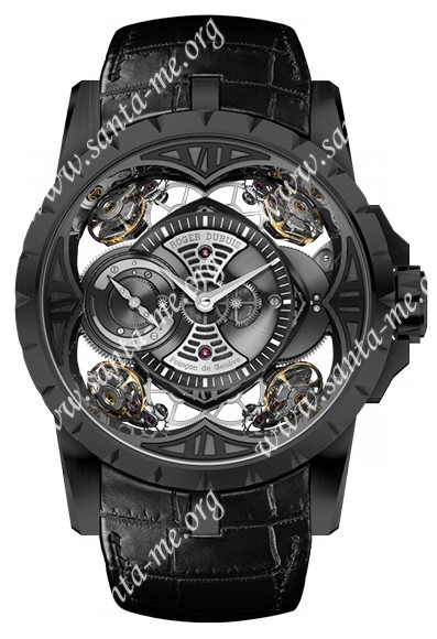 Roger Dubuis Excalibur Quatuor Titanium DLC Mens Wristwatch RDDBEX0425