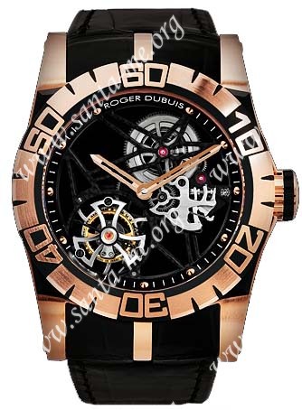Roger Dubuis Easy Diver Skeleton Flying Tourbillon Mens Wristwatch RDDBSE0265