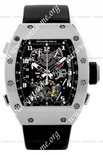 Richard Mille RM 008 Tourbillon Split Seconds Chronograph Mens Wristwatch RM008-V2-Ti