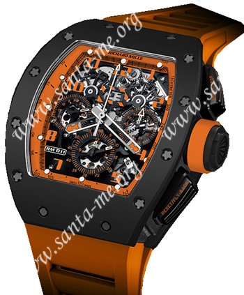 Richard Mille RM 011 Orange Storm Mens Wristwatch RM011-Orange-Storm