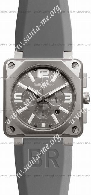 Bell & Ross BR 01-94 Chronographe Pro Titanium Mens Wristwatch BR0194-TI-PRO