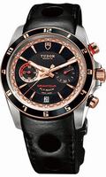 Tudor Grantour Chronograph Mens Wristwatch 20551N-BKLS