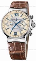 Ulysse Nardin Maxi Marine Chronograph Mens Wristwatch 353-66-314