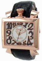 GaGa Milano Napoleone Gold Plated Men Wristwatch 6001.3.BK