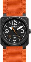 Bell & Ross Aviation BR0392-O-CA Mens Wristwatch