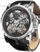 Roger Dubuis Excalibur Double Tourbillon Mens Wristwatch EX45.01SQ.20.00-SE000-B