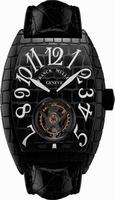 Franck Muller Black Croco Large Mens Wristwatch 8880 T BLK CRO