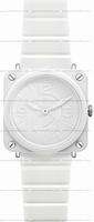 Bell & Ross BR S Quartz Phantom Unisex Wristwatch BRS-WHC-PH/SCE